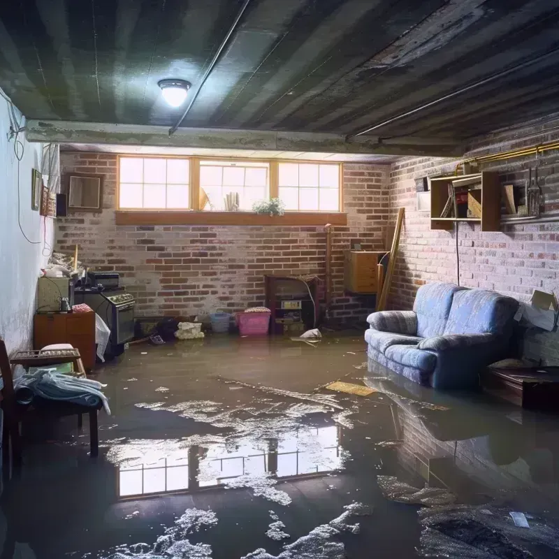 Flooded Basement Cleanup in McChord Air Force Base, WA